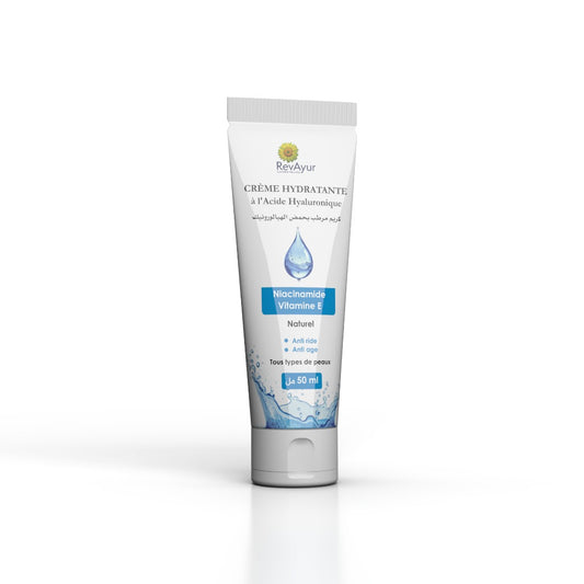 Crème Hydratante à l’Acide Hyaluronique et Vitamine E